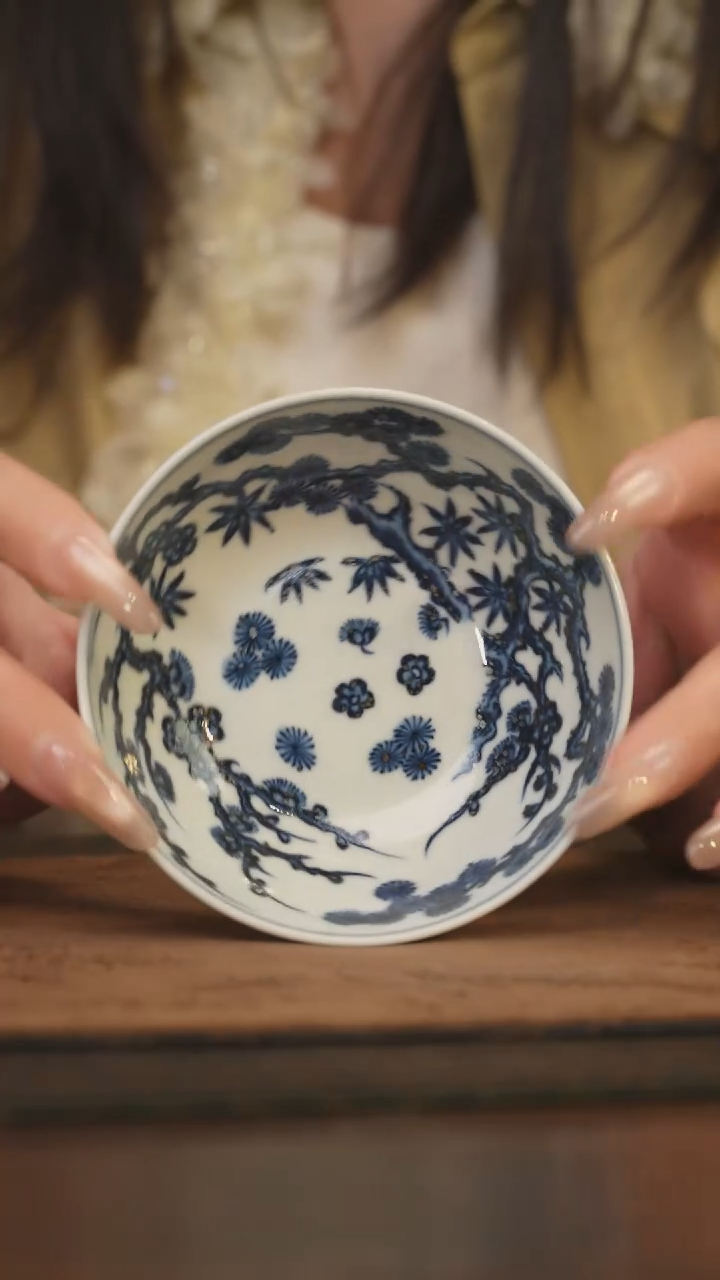 瓷片柴窑青花破价福利
