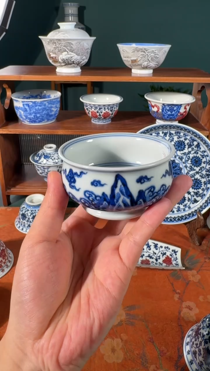 【闪购商品】杯刘建锋窑江崖海水