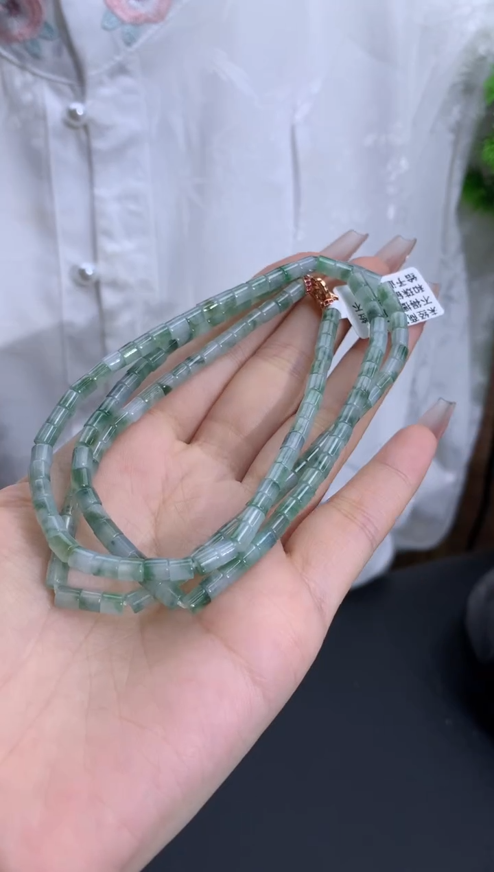 【闪购商品】翡翠手链未镶嵌卡4mm