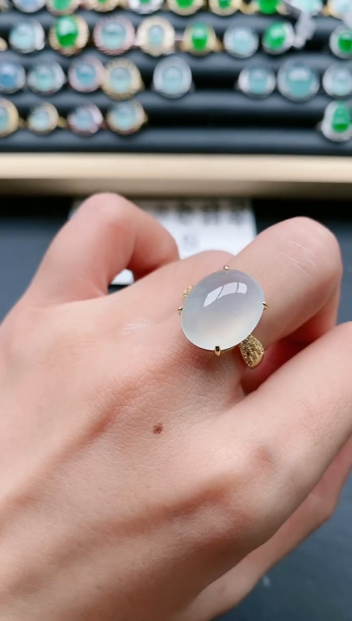 【闪购商品】翡翠戒指银S925镶嵌111111111