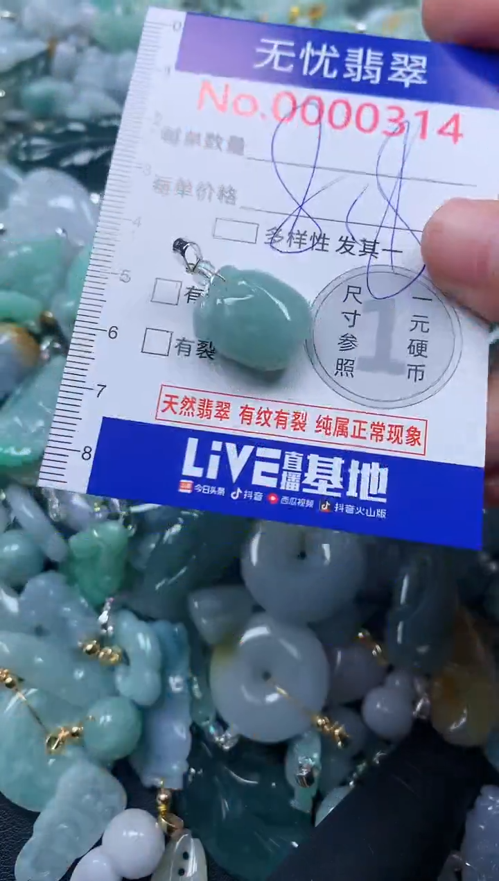 颈饰未镶嵌翡翠314