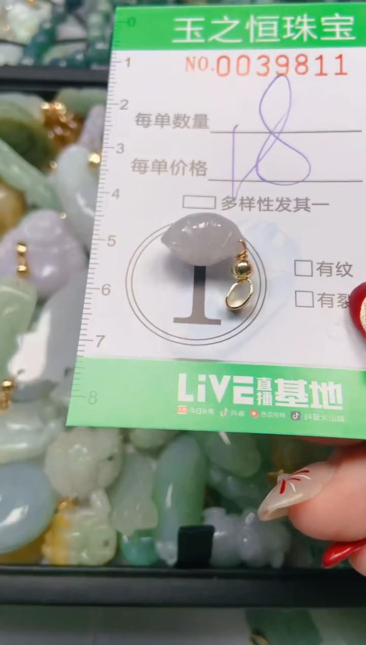 【闪购商品】翡翠颈饰未镶嵌闪购0039811