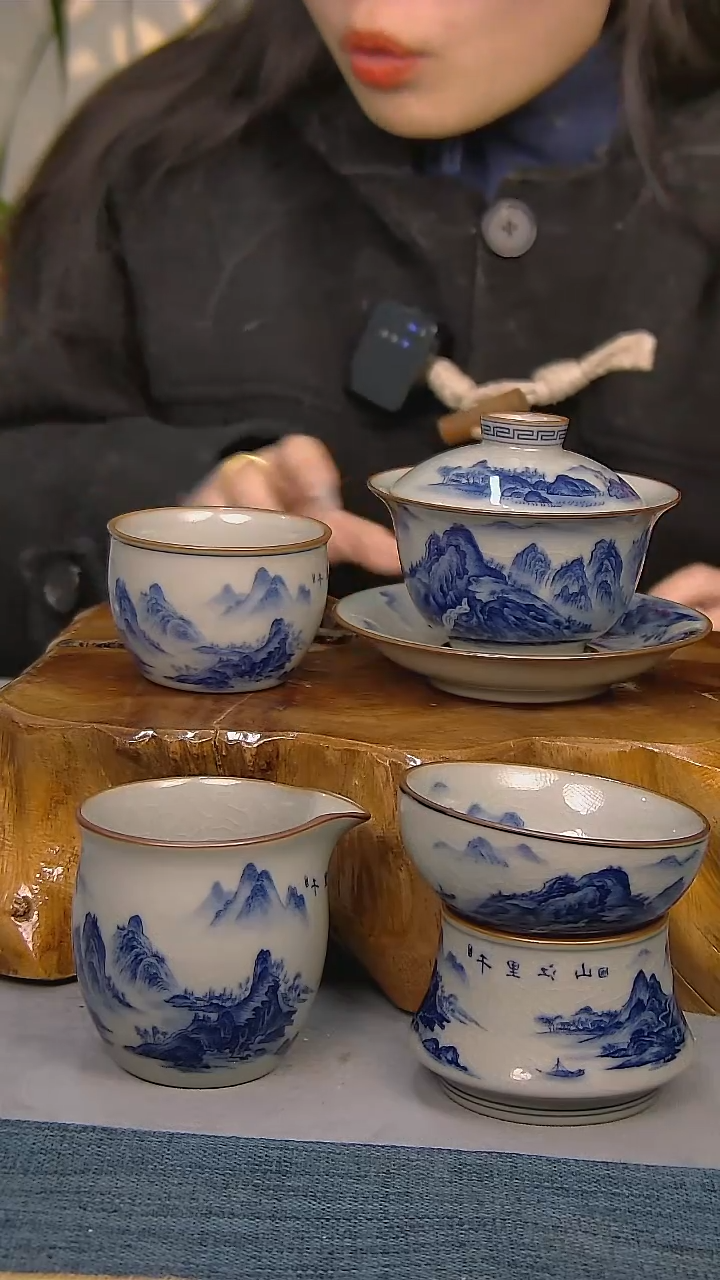 【闪购商品】4件套陶瓷茶具家用简装系列 