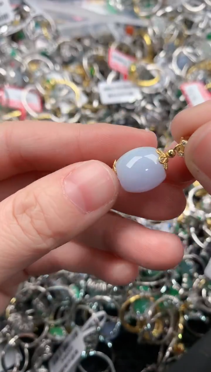 银S925镶嵌戒指翡翠10                  3