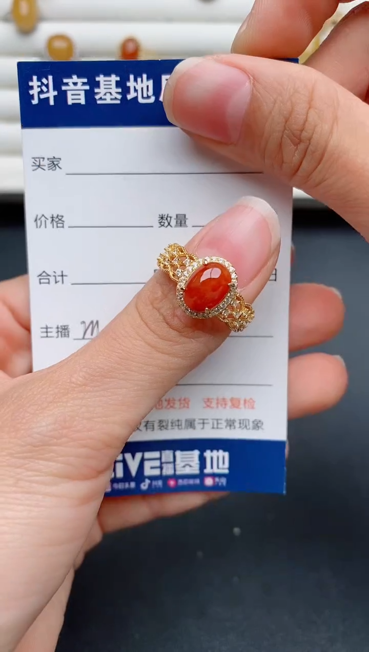 【闪购商品】翡翠戒指银S925镶嵌...........