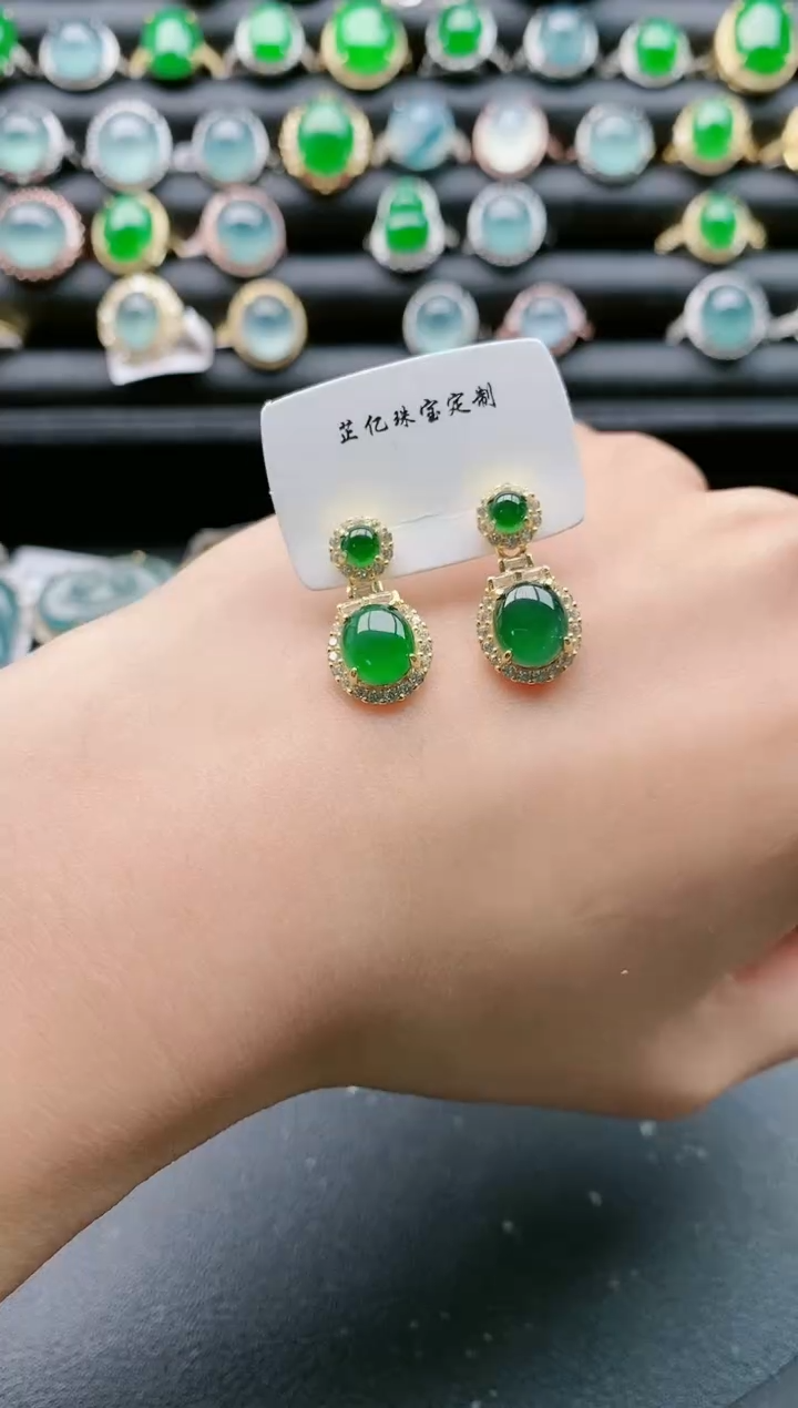 【闪购商品】翡翠戒指银S925镶嵌11111111