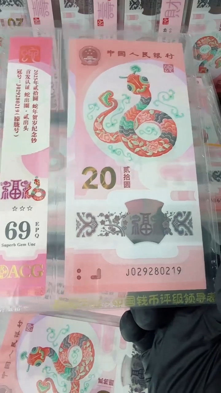 【闪购商品】2025年蛇钞单张JO29280219