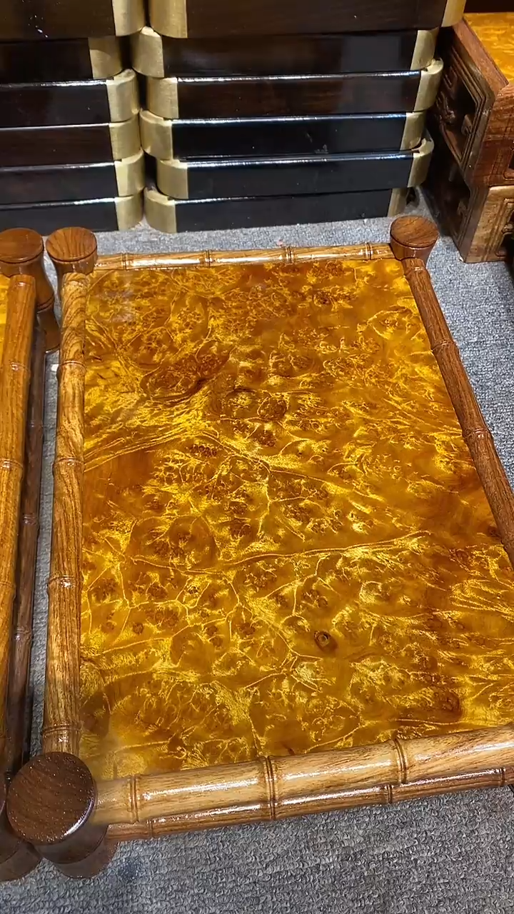 木木雕款道**然大茶盘一个