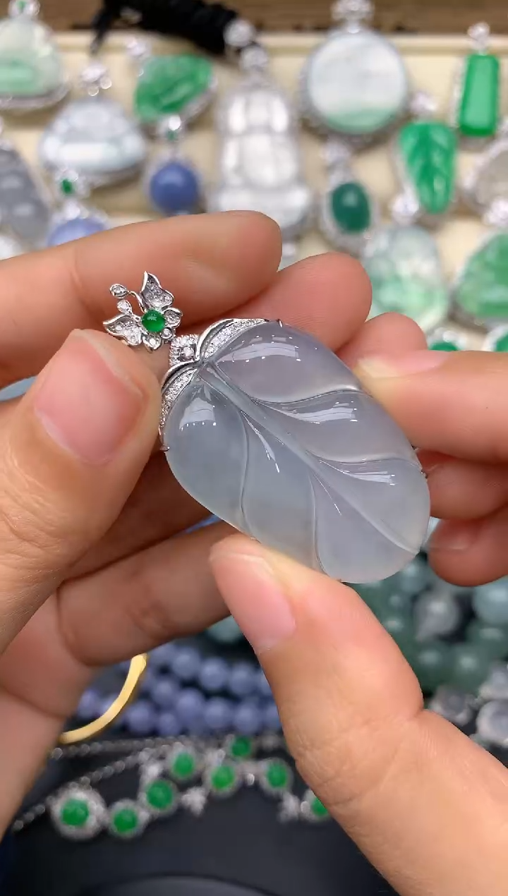 【闪购商品】翡翠颈饰18K金镶嵌251-中国好珍宝