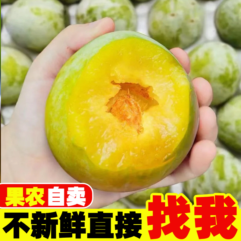 【泡沫箱发货】正宗脱骨冰糖奈李脆甜油奈李新鲜树熟放软堪比蜂糖李