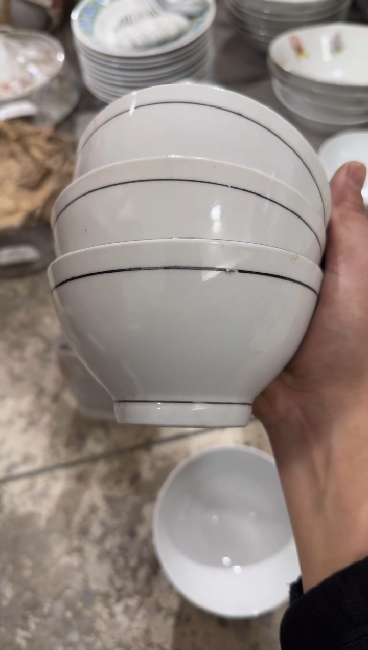 【闪购商品】摆件碗盘杯12.7厘米微瑕缩釉介意勿拍