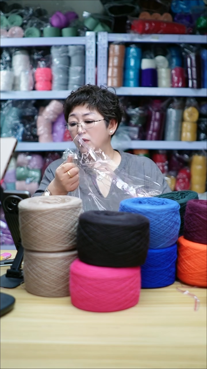 羊毛欢姐手编线821