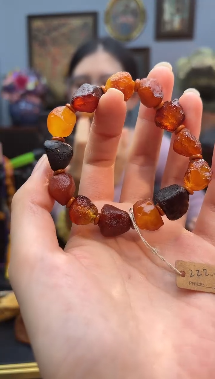 手串琥珀未镶嵌?***?手串
