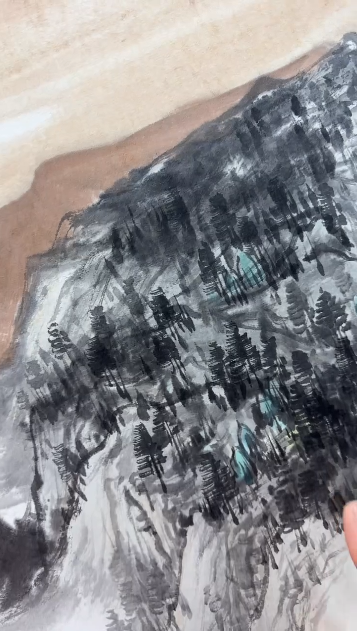 【闪购商品】国画孙桂国老师字画带亲笔合影证书12-6