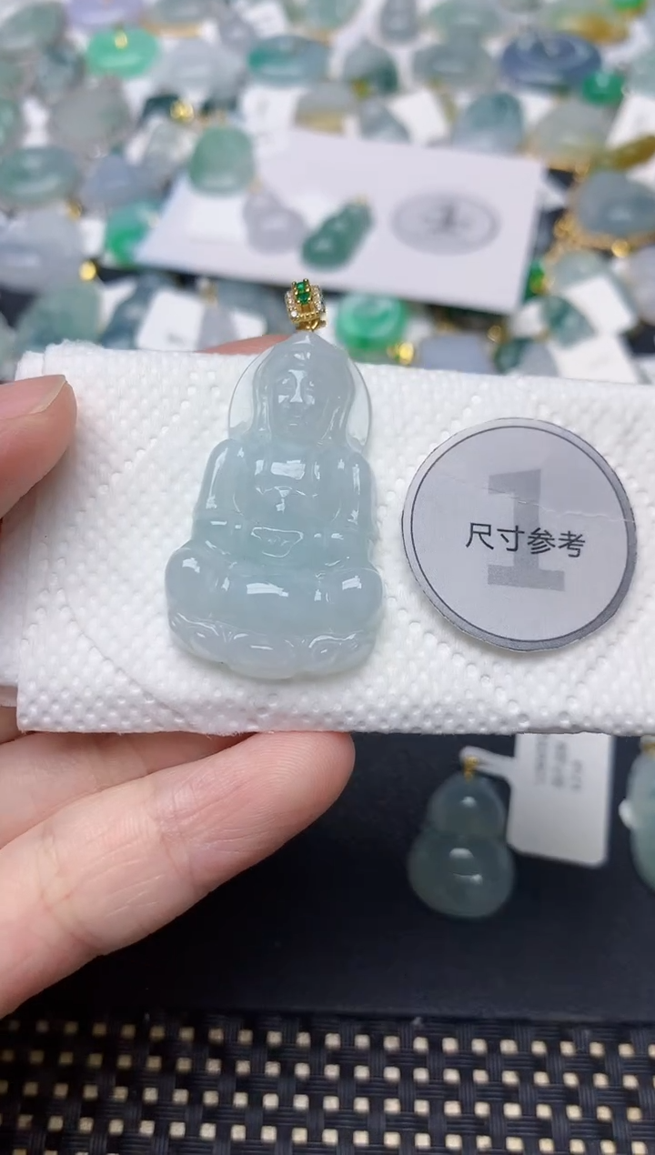 颈饰未镶嵌翡翠天然缅甸A货翡翠