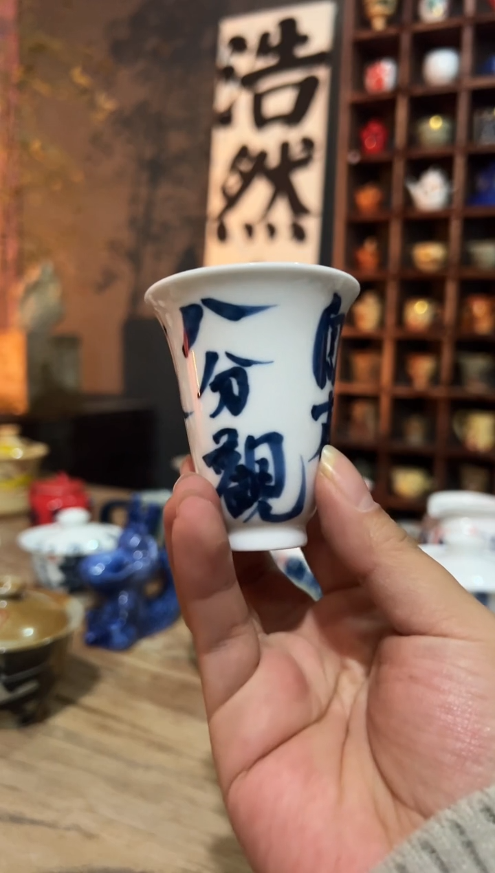 【闪购商品】观云听雨原创手绘茶具