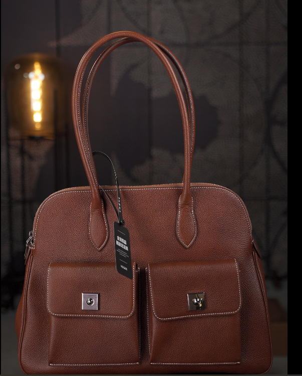 【尺寸：38*9*30】SISI原创设计高定真皮女包H37中古