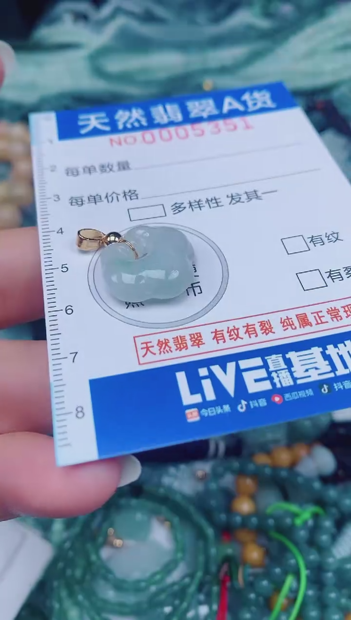 颈饰未镶嵌翡翠00005351