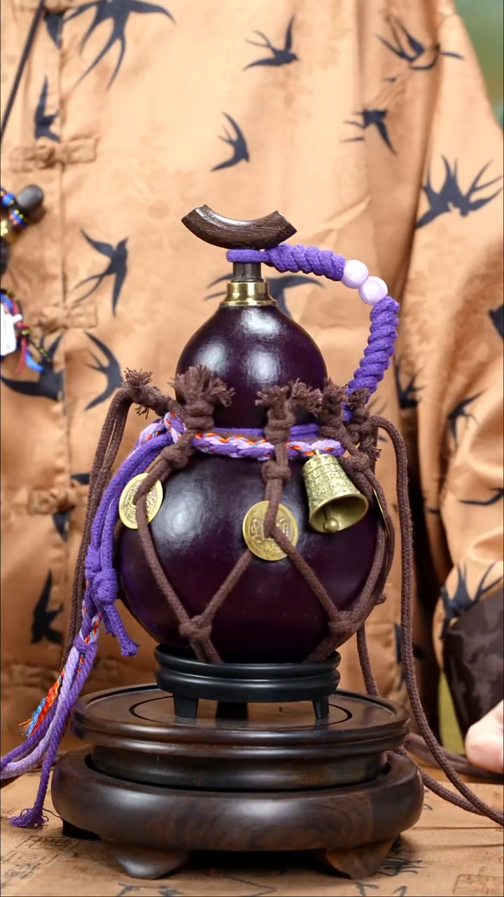 WT044网兜款大漆酒葫芦（现货现发）