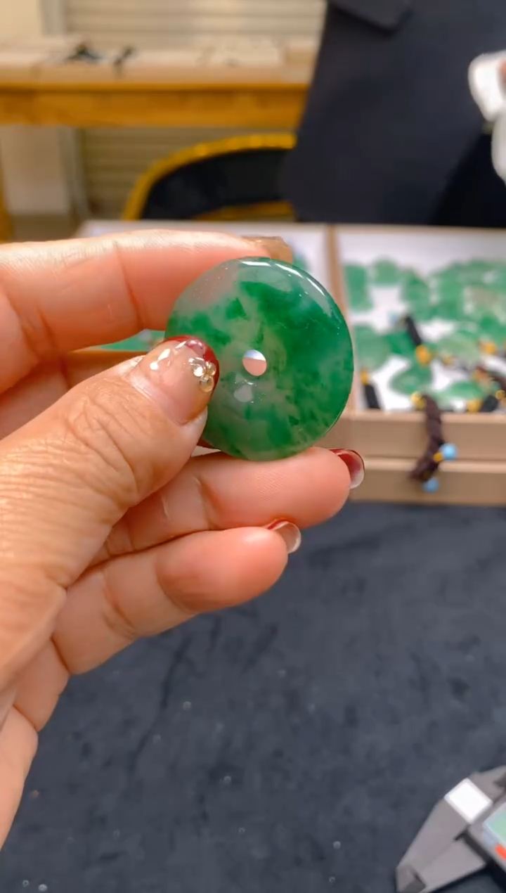 【闪购商品】石英质玉颈饰未镶嵌美人冰非洲翠030