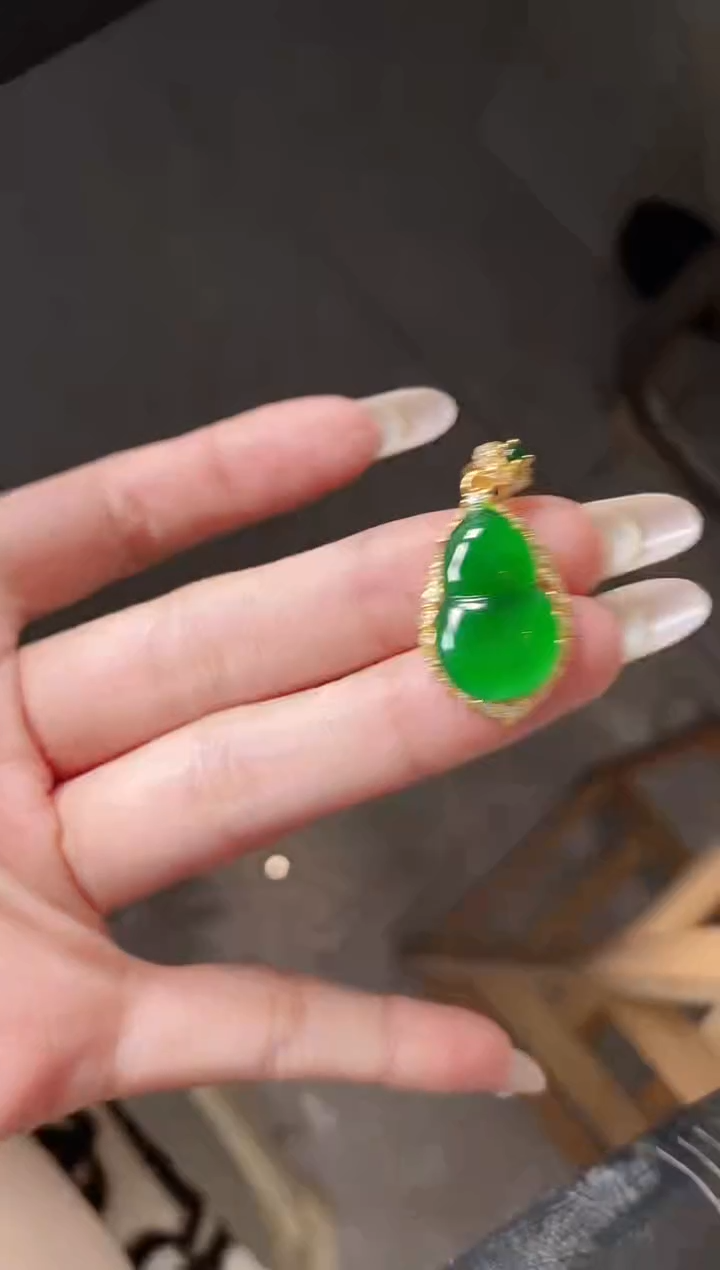 银S925镶嵌戒指翡翠51511