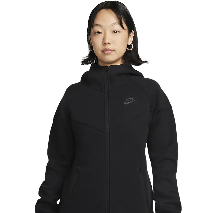 nike耐克女子W NSW TCH FLC WR FZ HDY针织外套FB8339-010