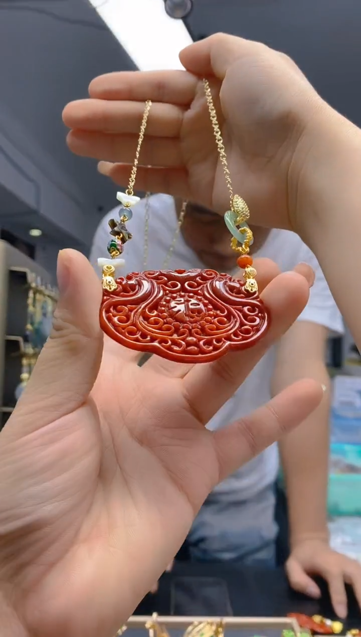 【闪购商品】翡翠耳饰合金539翡翠锁骨链