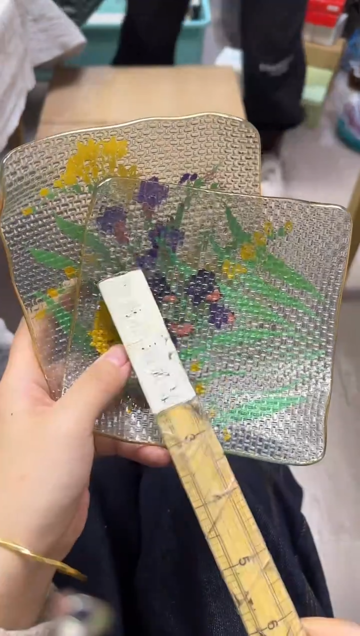 手工艺品玻璃但***久589两个脱金