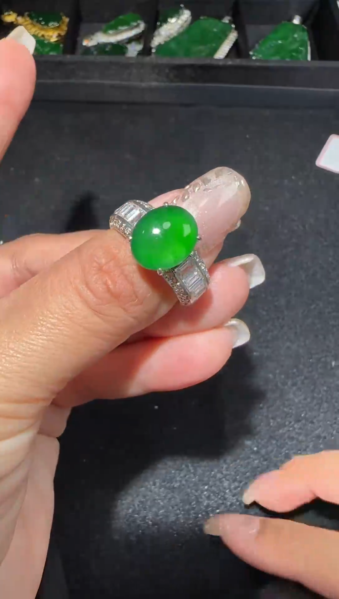 【闪购商品】翡翠戒指未镶嵌多样性发货拍一发一