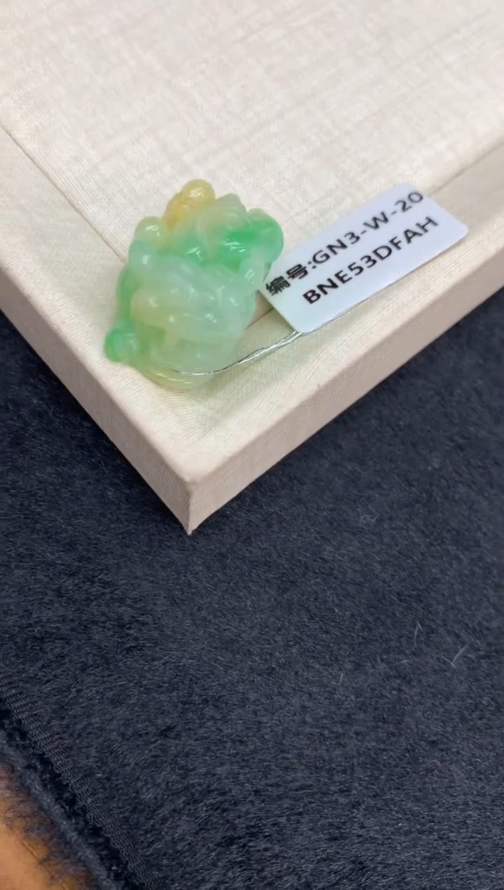 【闪购商品】翡翠颈饰未镶嵌貔貅