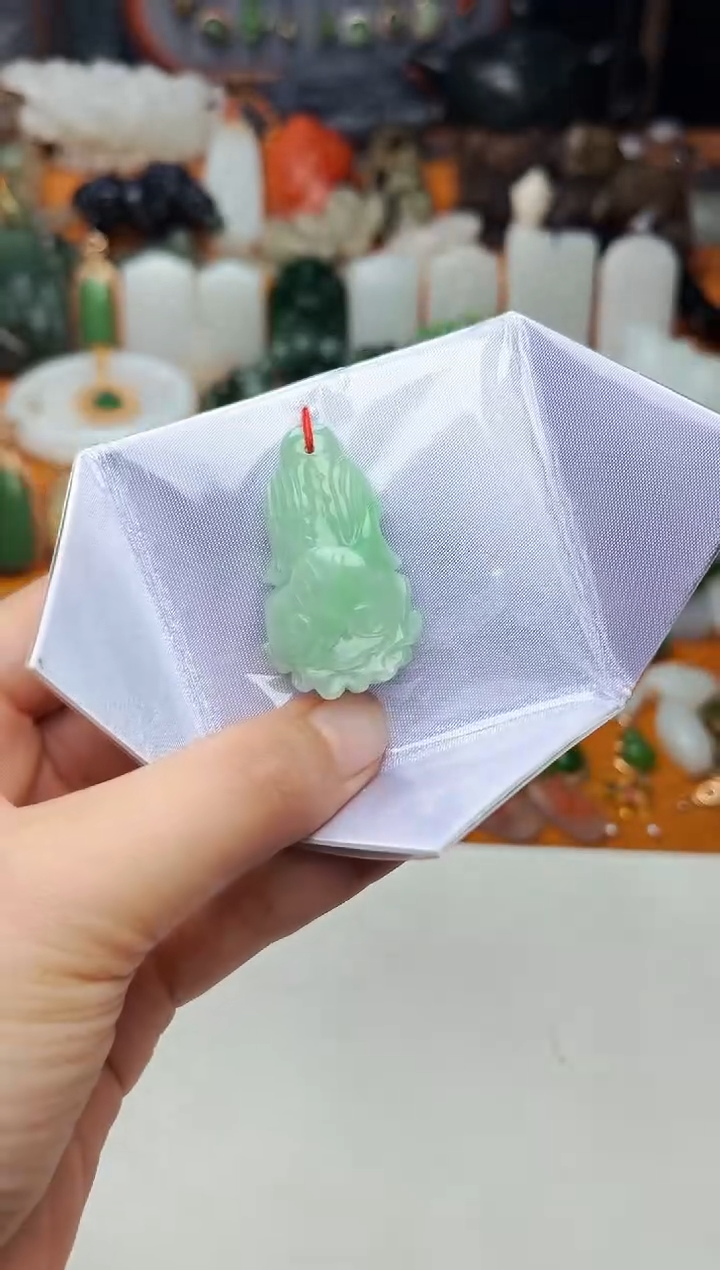 【闪购商品】翡翠颈饰未镶嵌白菜