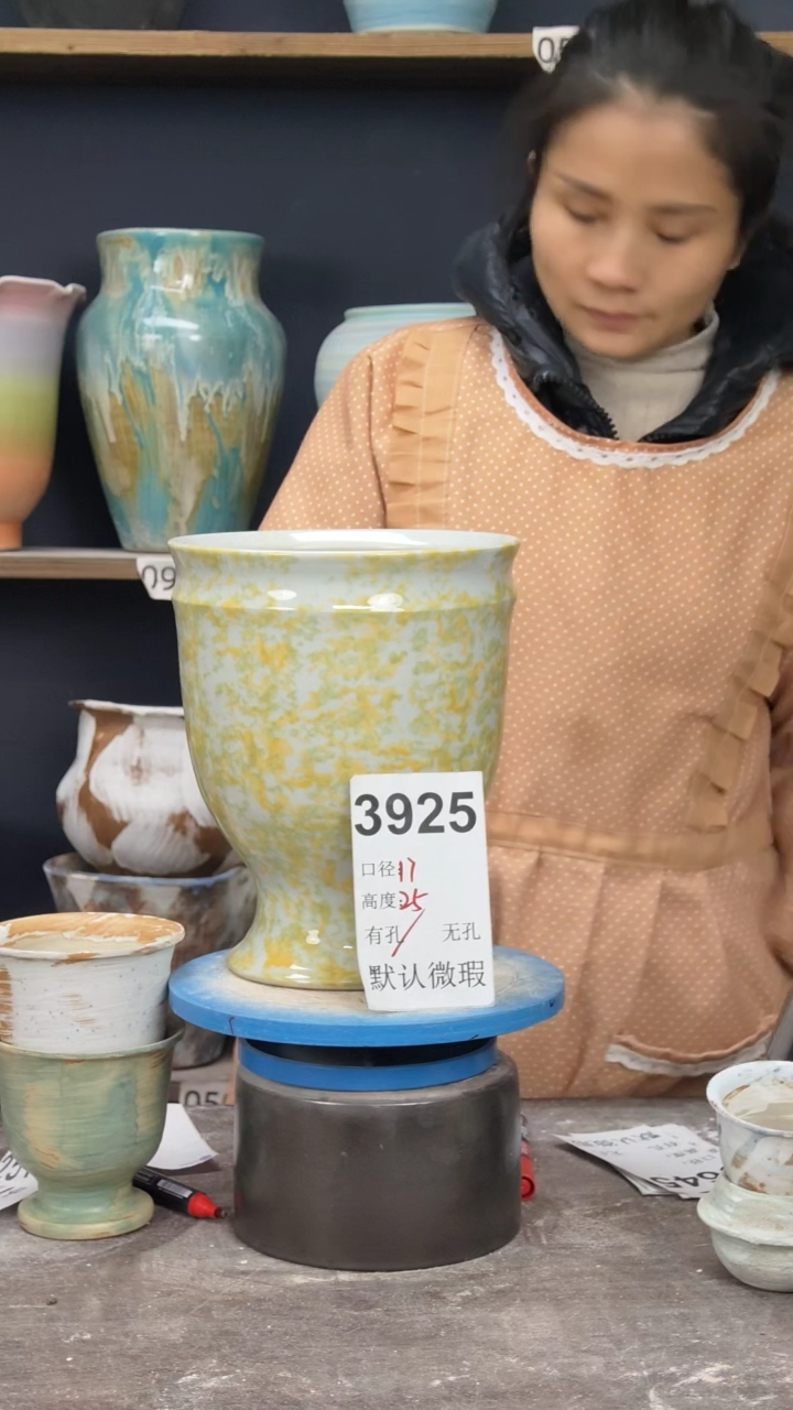 景德镇陶园花盆3925