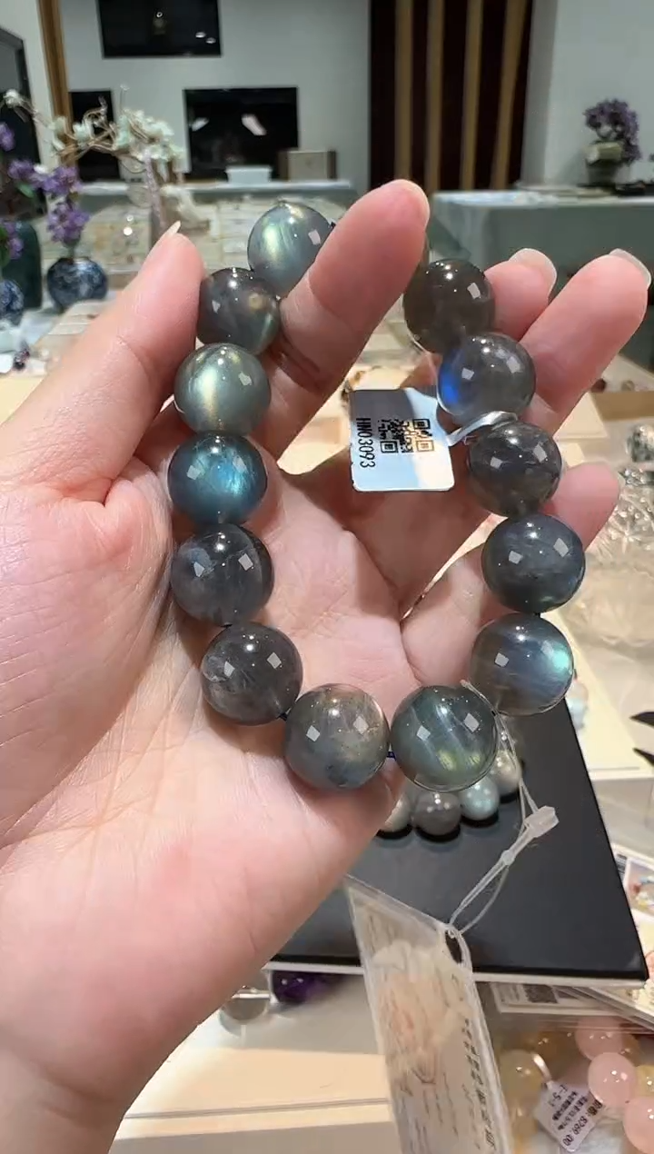 未镶嵌手串长石手串