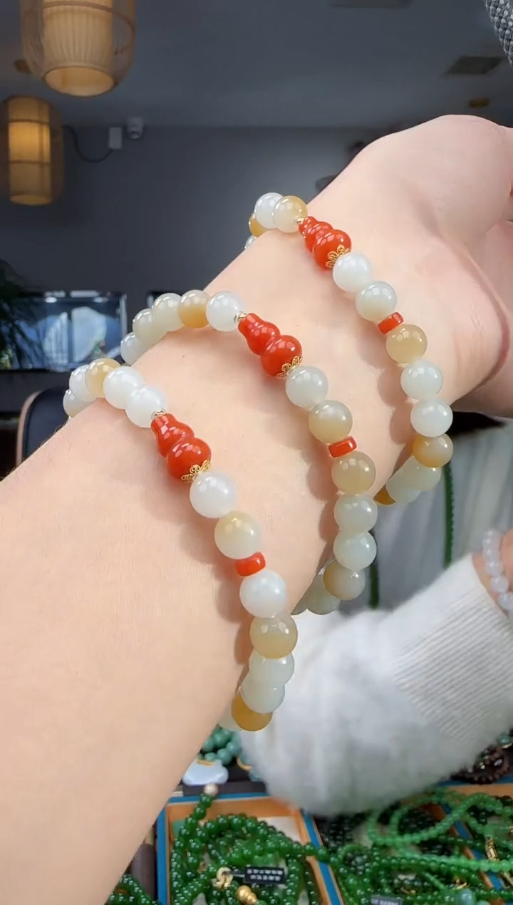 未镶嵌手链和田玉多样性发货拍一发一 