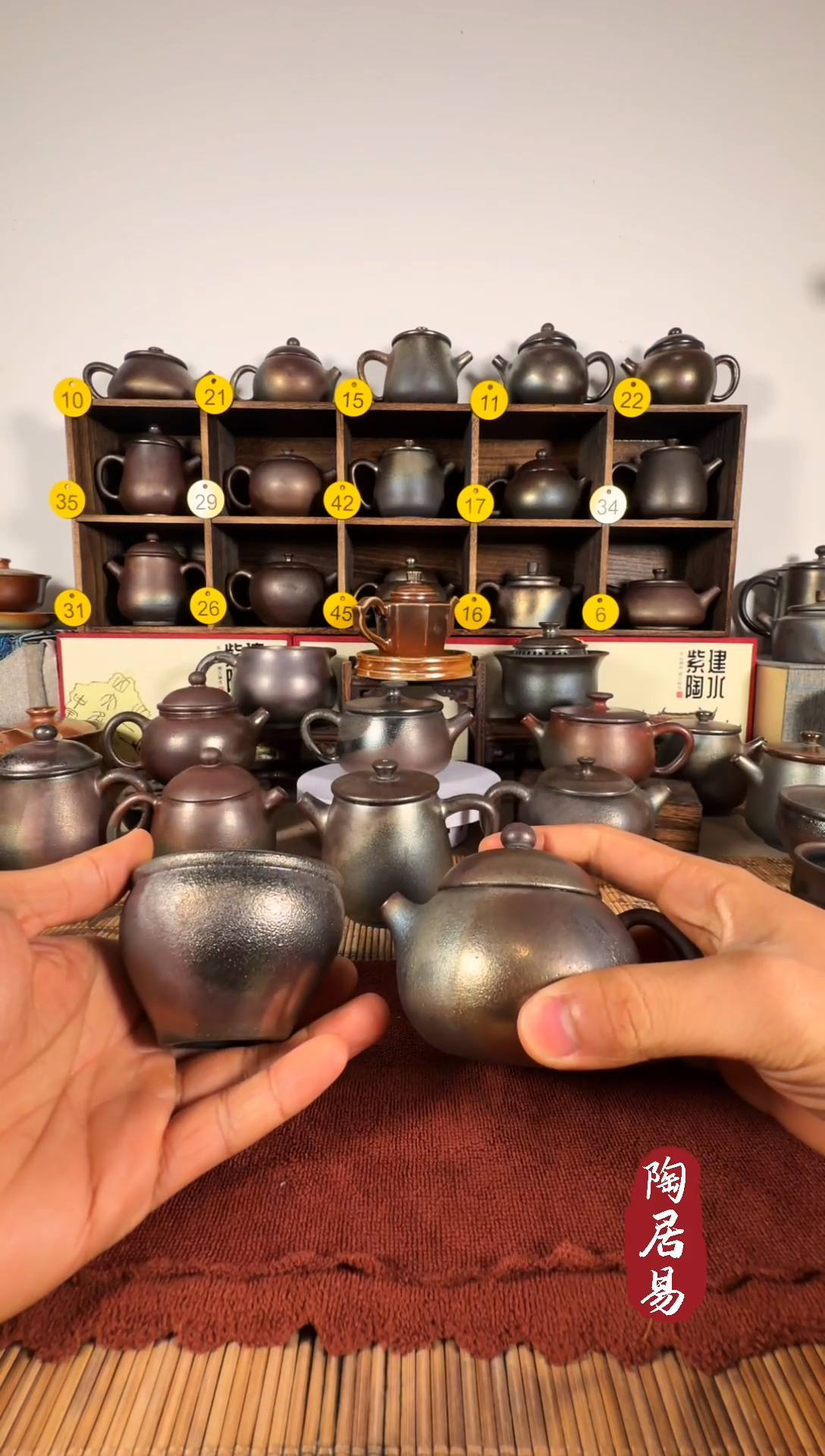 紫泥柴烧文旦壶+一杯