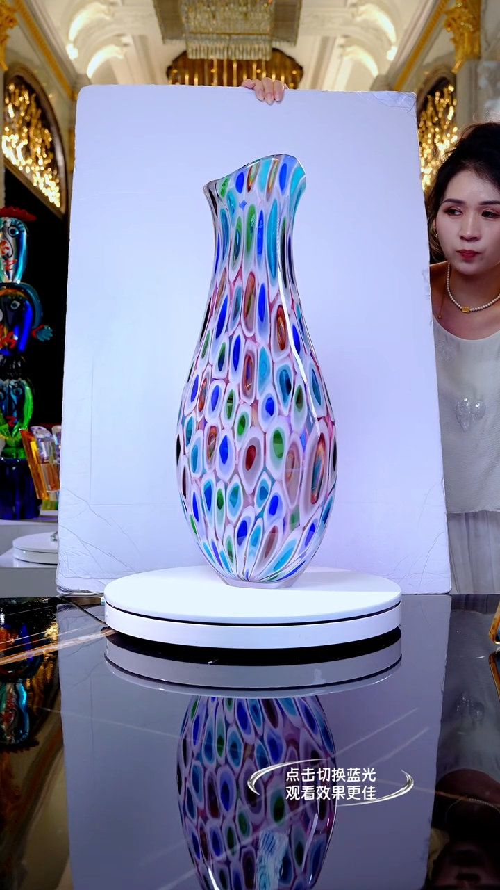 摆件琉璃YB02516琉璃艺术赏瓶