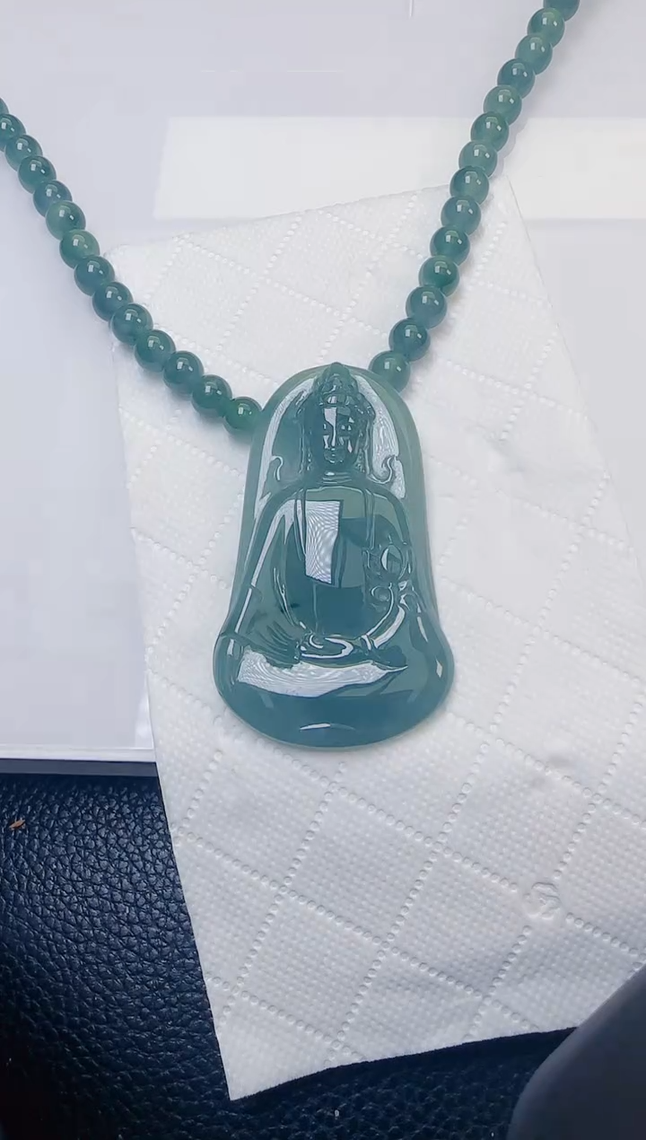 颈饰未镶嵌翡翠天然A货翡翠  多样性随机发其一