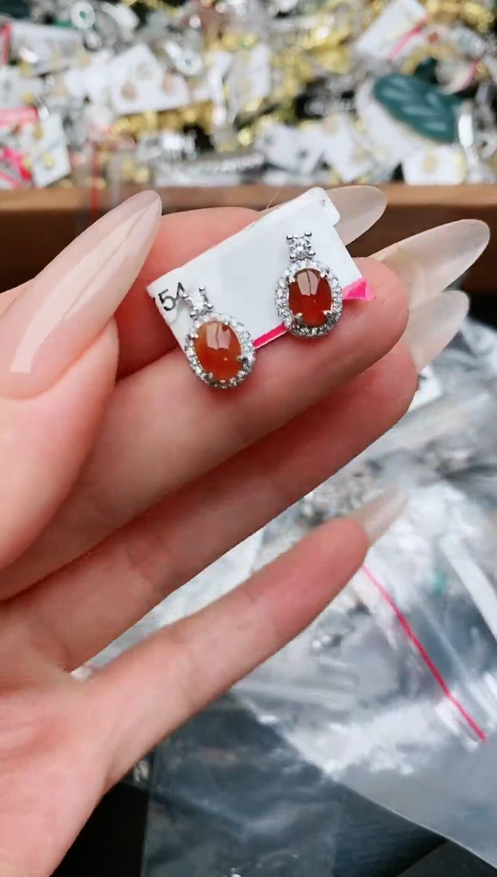 翡翠戒指银S925镶嵌.....