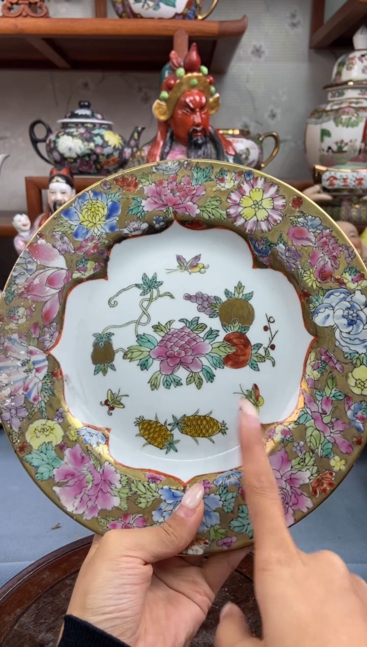 瓷片微瑕慎拍景德镇窑老厂瓷器单件