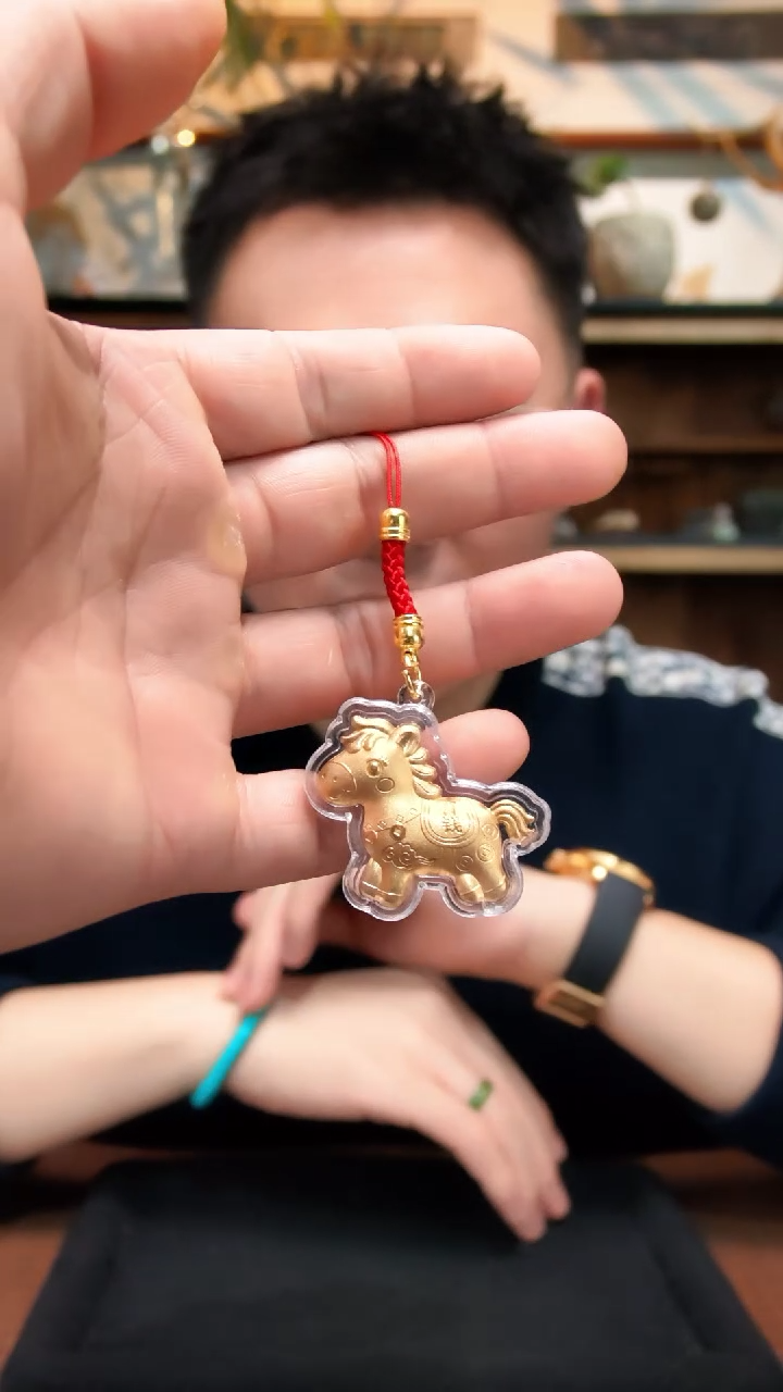 合成金属亚克力饰品小马手机挂MY