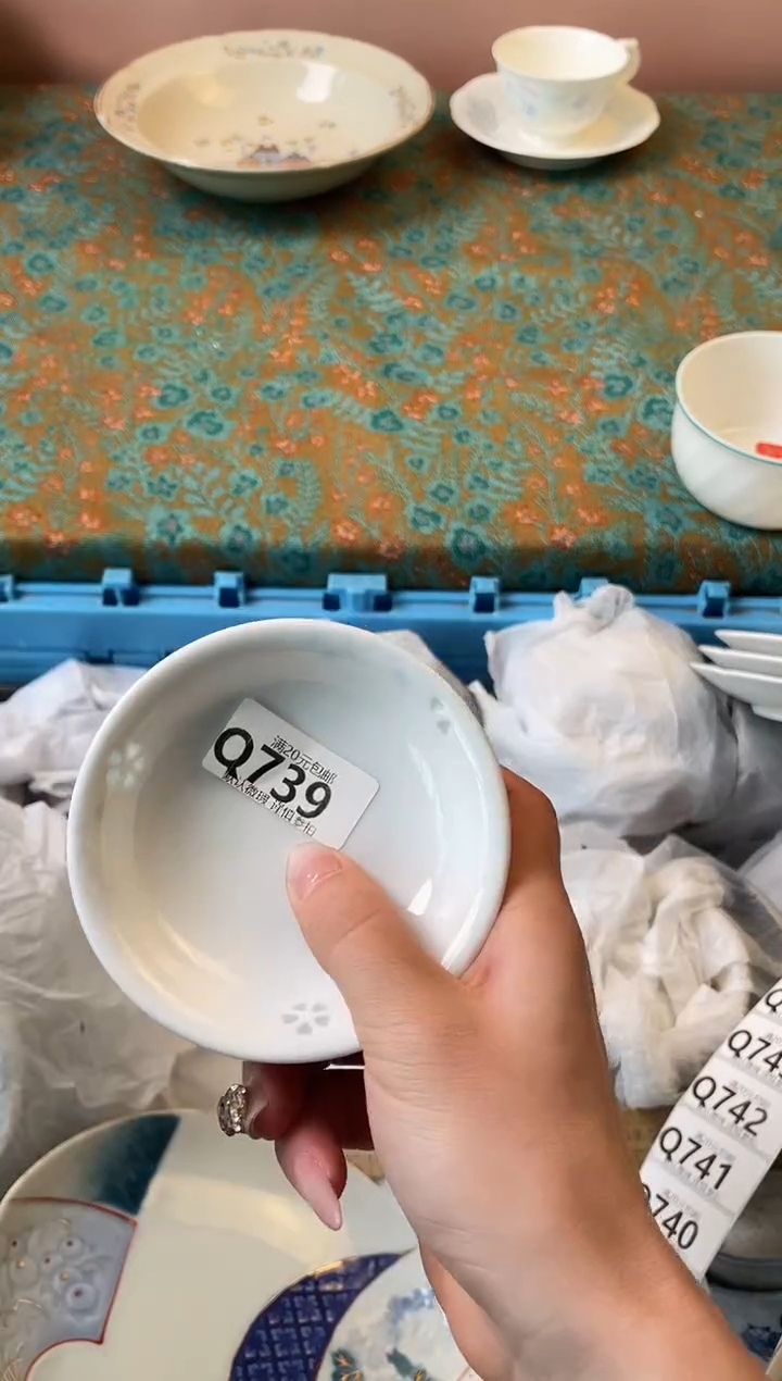 瓷片清**月瓷器瓷器Q739