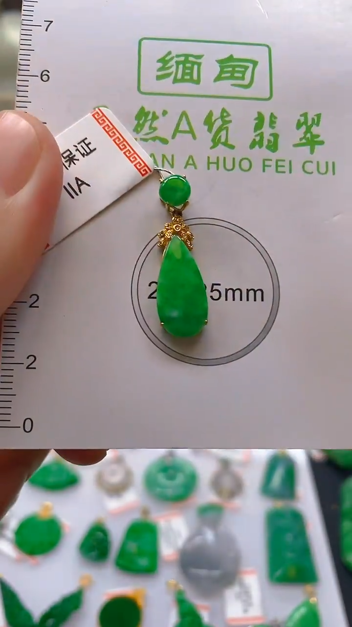 【闪购商品】翡翠颈饰18K金镶嵌新号开播，全场乱卖
