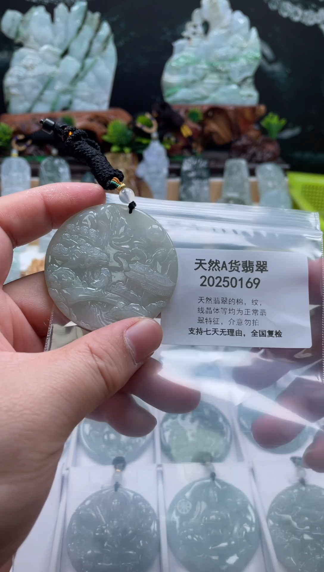 颈饰未镶嵌翡翠翠峰翡翠202512060061