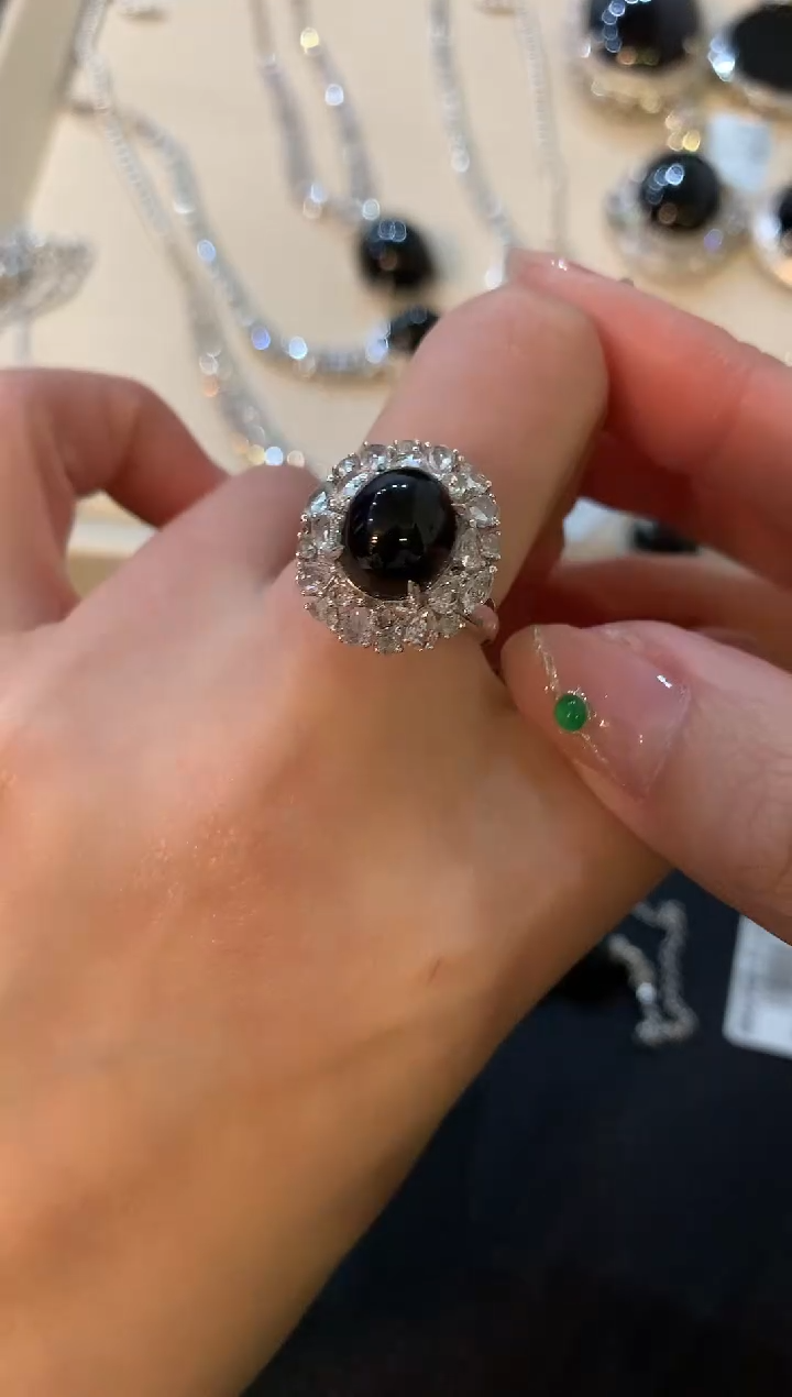 【闪购商品】翡翠戒指18K金镶嵌181-戒指（多样性发货一件