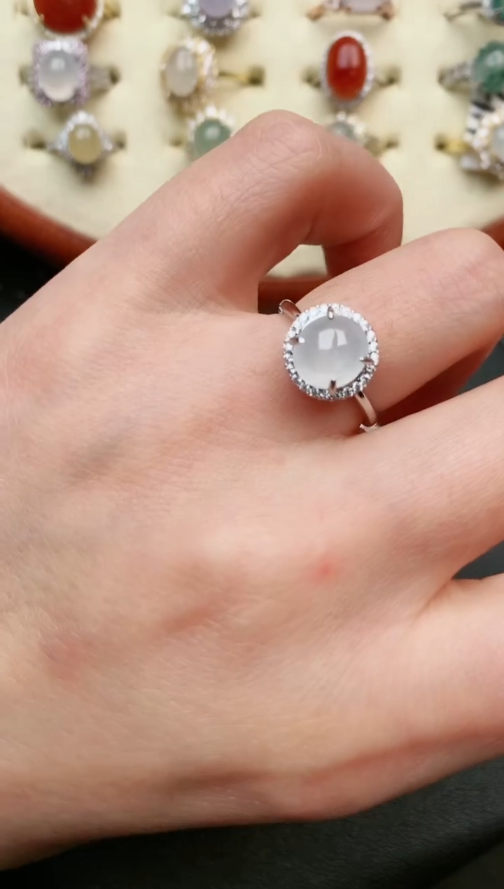 【闪购商品】翡翠戒指银S925镶嵌.....