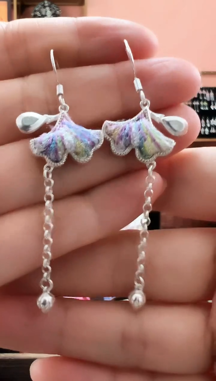 织绣艺枝独绣老绣饰品74