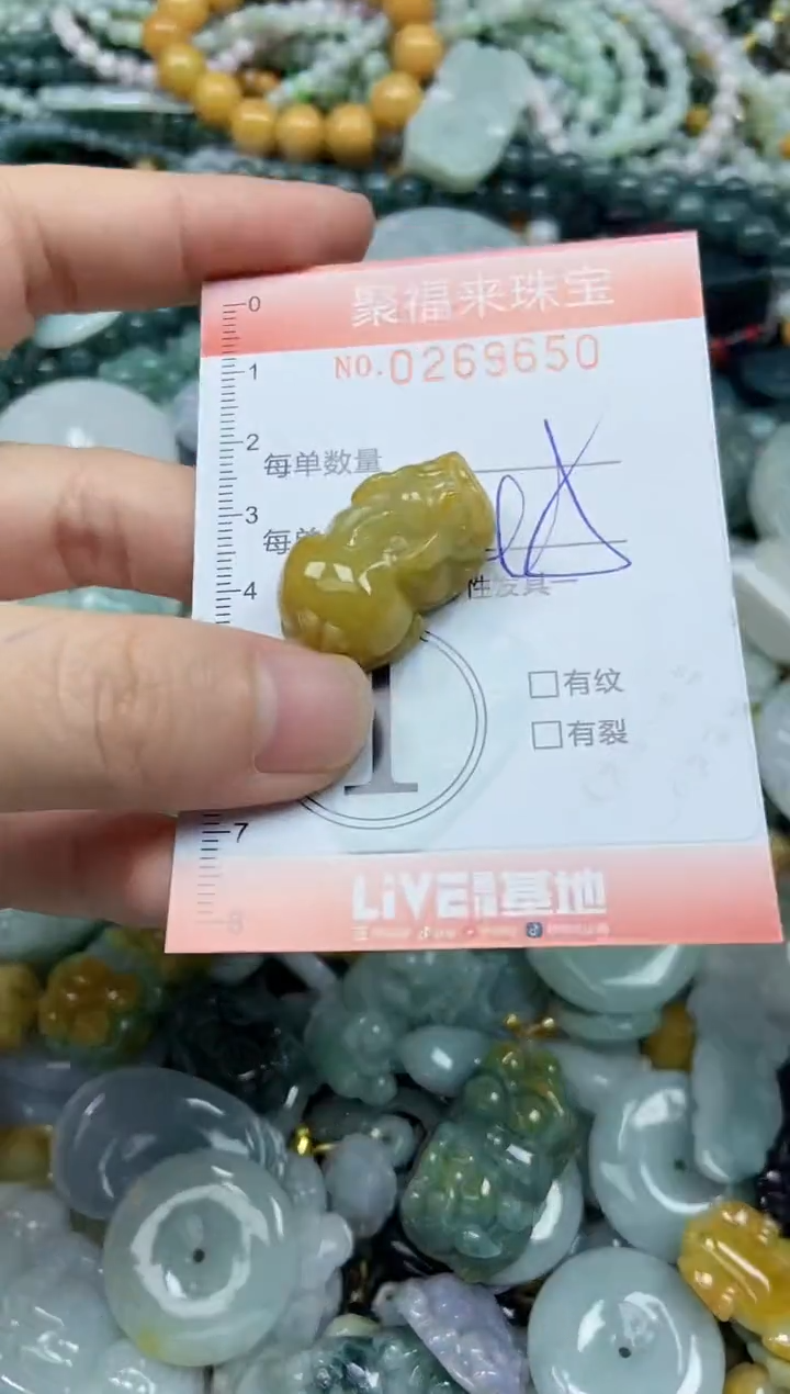 未镶嵌挂件翡翠闪购0269650