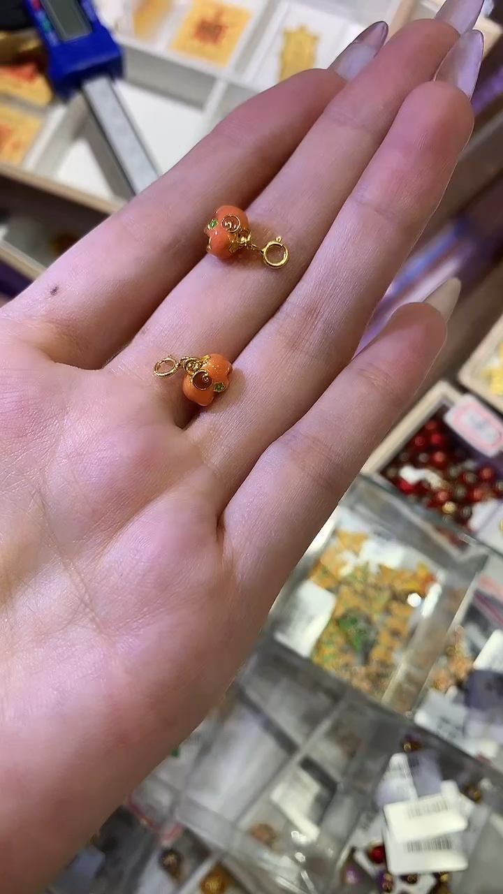 【闪购商品】定制足金吊坠(不含链)吉祥如意多样性发一