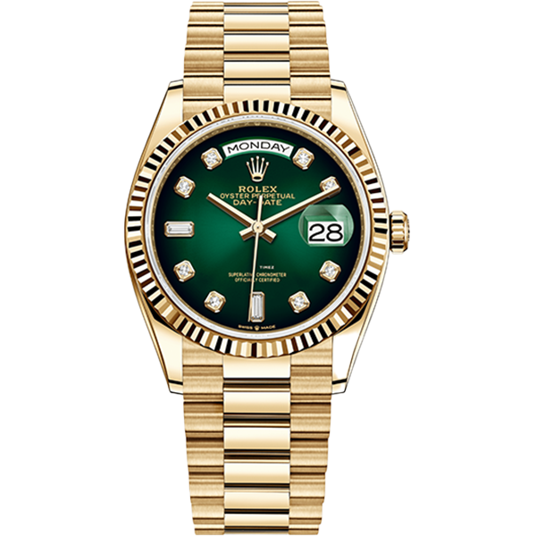 99新 Rolex/劳力士 老佛爷/劳力士128238/自动机械/21年全套/36mm
