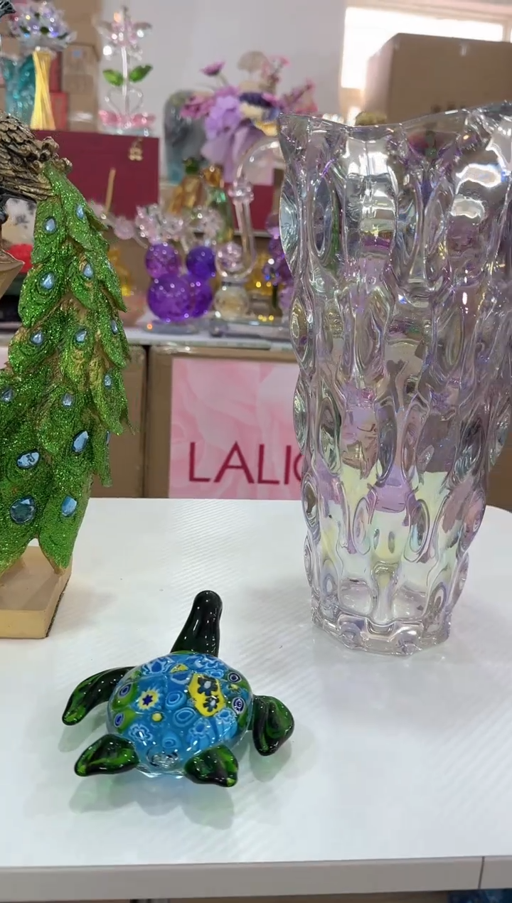 【闪购商品】无铅玻璃美全花器-v-早75